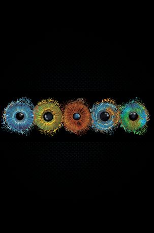 Iris Familie 5 Augen