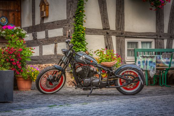 Motorradfotografie Custom Bike