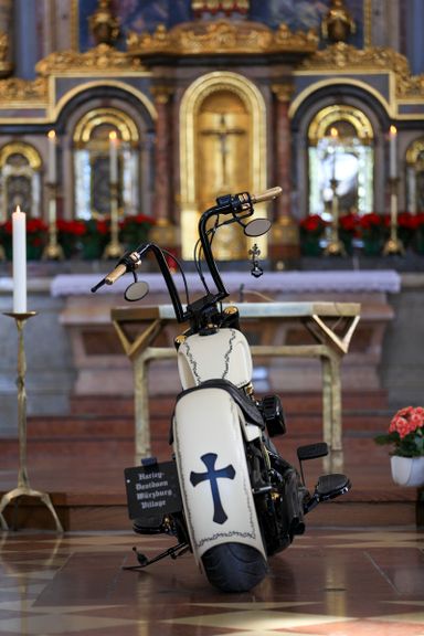 Papst Franziskus in Rom -Harley