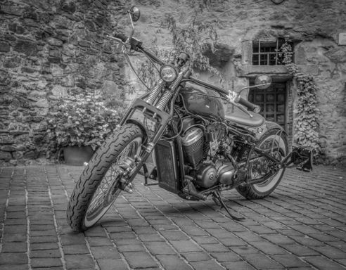 Motorradfotografie Harley