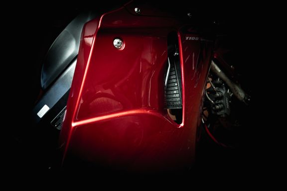 Biker Foto mit Honda